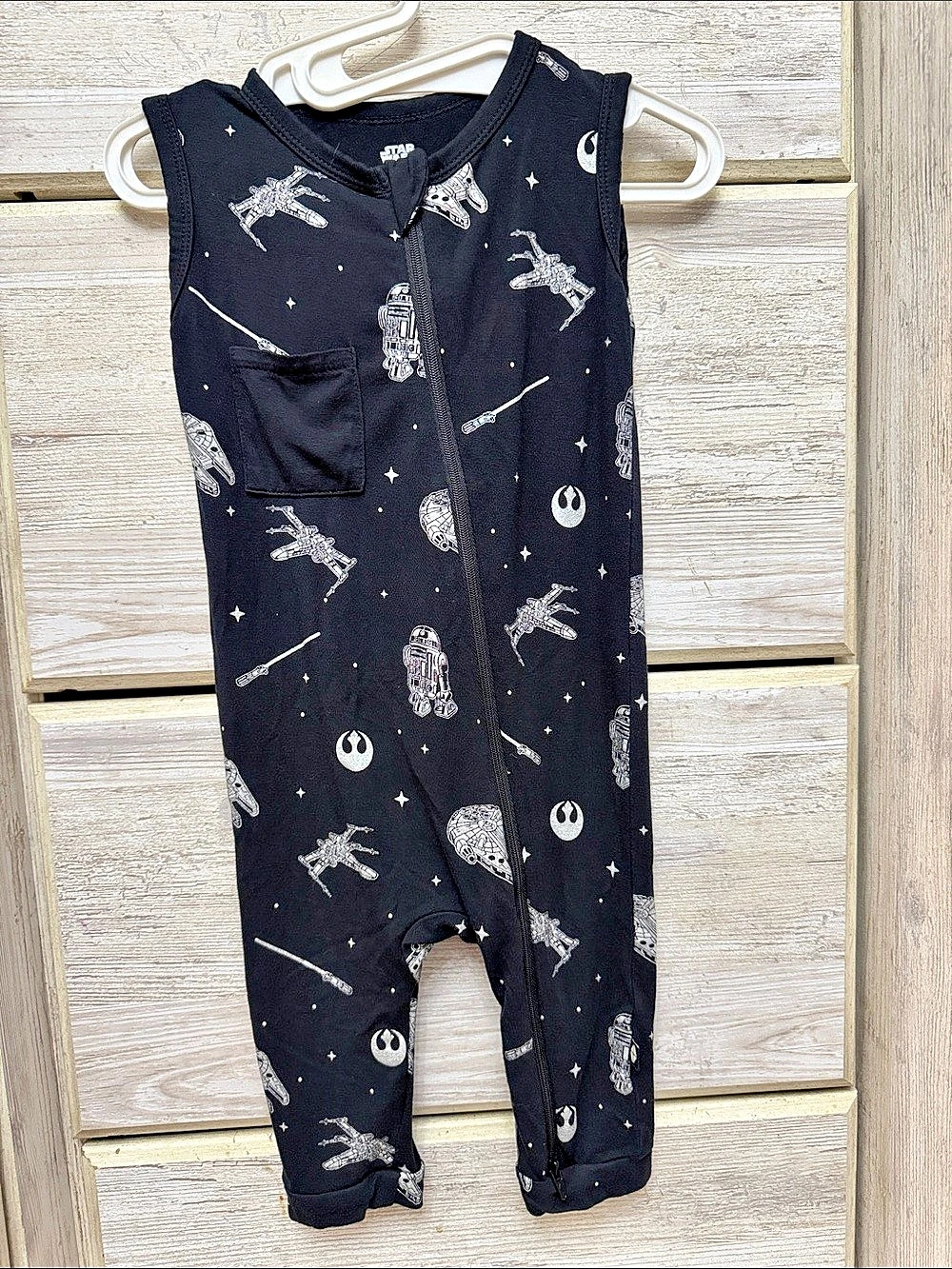Kyte Baby Star Wars Zippered Tank Romper Size 2T